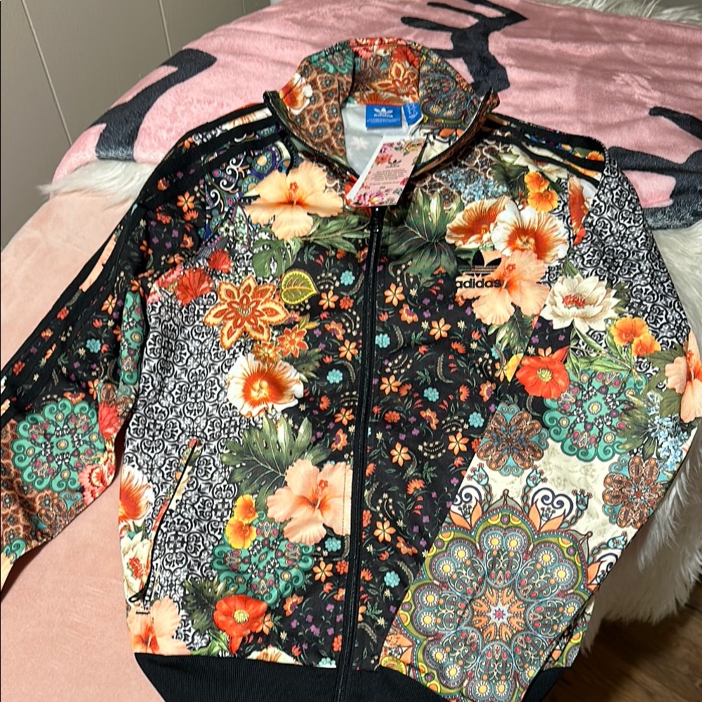 Adidas Floral Track Jacket